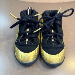 Nike Little Posite Pro Metallic Gold